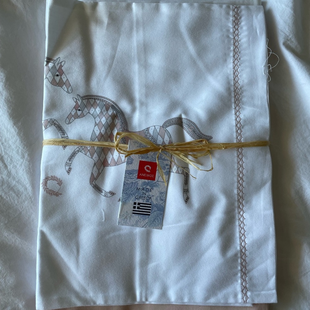Little girl bed sheets from Greece